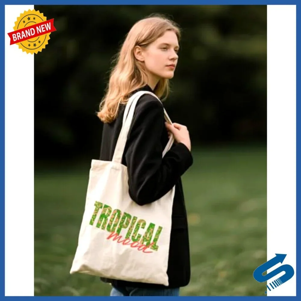 Canvas Tote Bags Bulk Pack DIY Projects Reusable Grocery Shopping Eco-Friendly